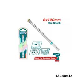 TOTAL Foret a beton 8x120mm TAC280812