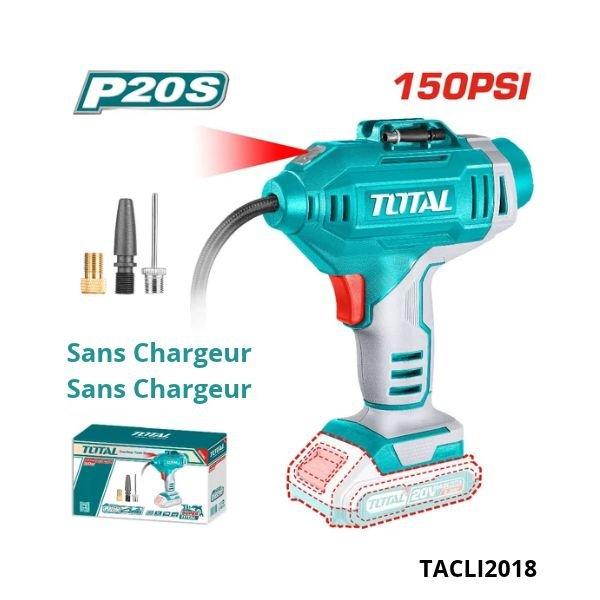 TOTAL Compresseur portatif sans batterie sans chargeur TACLI2018