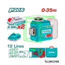 TOTAL Niveau laser 25m 12 lignes TLL3012165