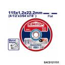EMTOP Disque a tronconner 115x2mm EACD121151