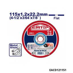 EMTOP Disque a tronconner 115x2mm EACD121151