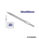 EMTOP Burin hex pointu 30*400mm ECHS034002