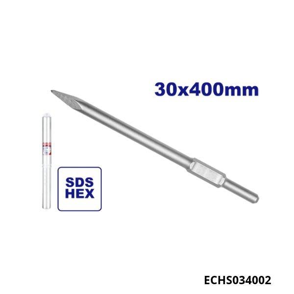 EMTOP Burin hex pointu 30*400mm ECHS034002