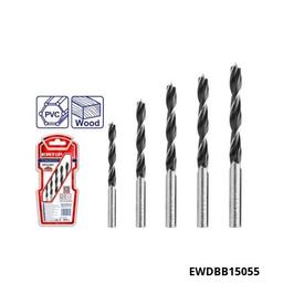 EMTOP Jeu de 5 forets a bois EWDBB15055