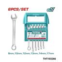 TOTAL Jeu de 6 clés mixtes THT103266