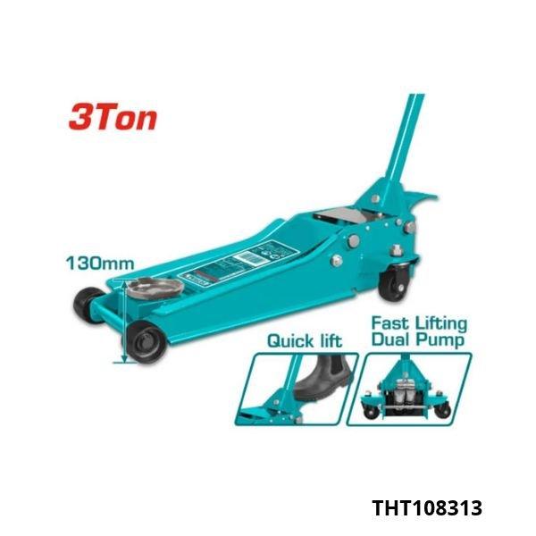 TOTAL Cric hydraulique roulant 3t THT108313