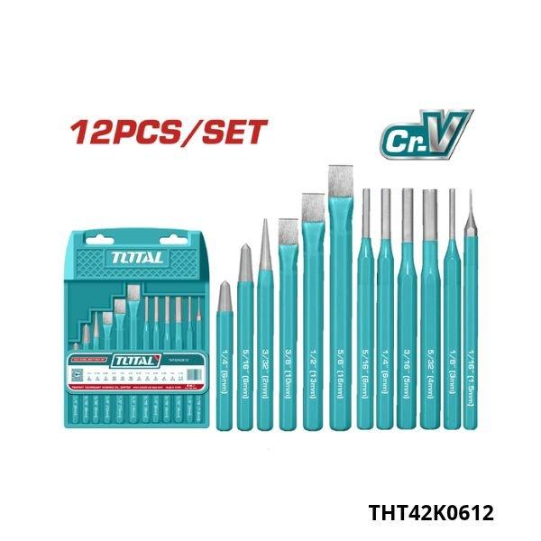 TOTAL Jeu de 12 chasse goupille THT42K0612