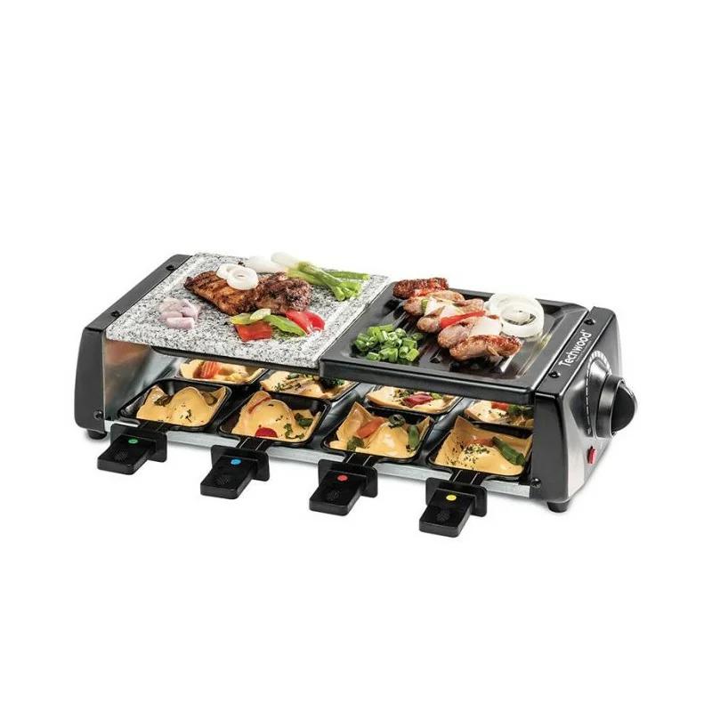 Techwood Grill à 8 Raclettes Pierre 1200W