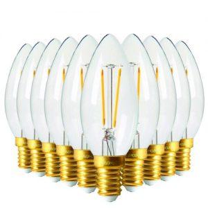 filament E14 4W 470lm flamme Claire