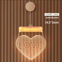décoratif lumineuse en forme de coeur LED