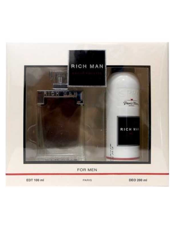RICH MAN COFFRET EAU DE TOILETTE +DEODORANT 200ML
