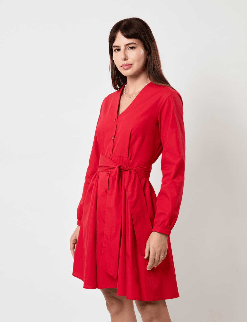 Ines Dress Robe évasée en coton Ms. Marion
