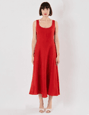 Dress Robe midi en lin Ms. Marion