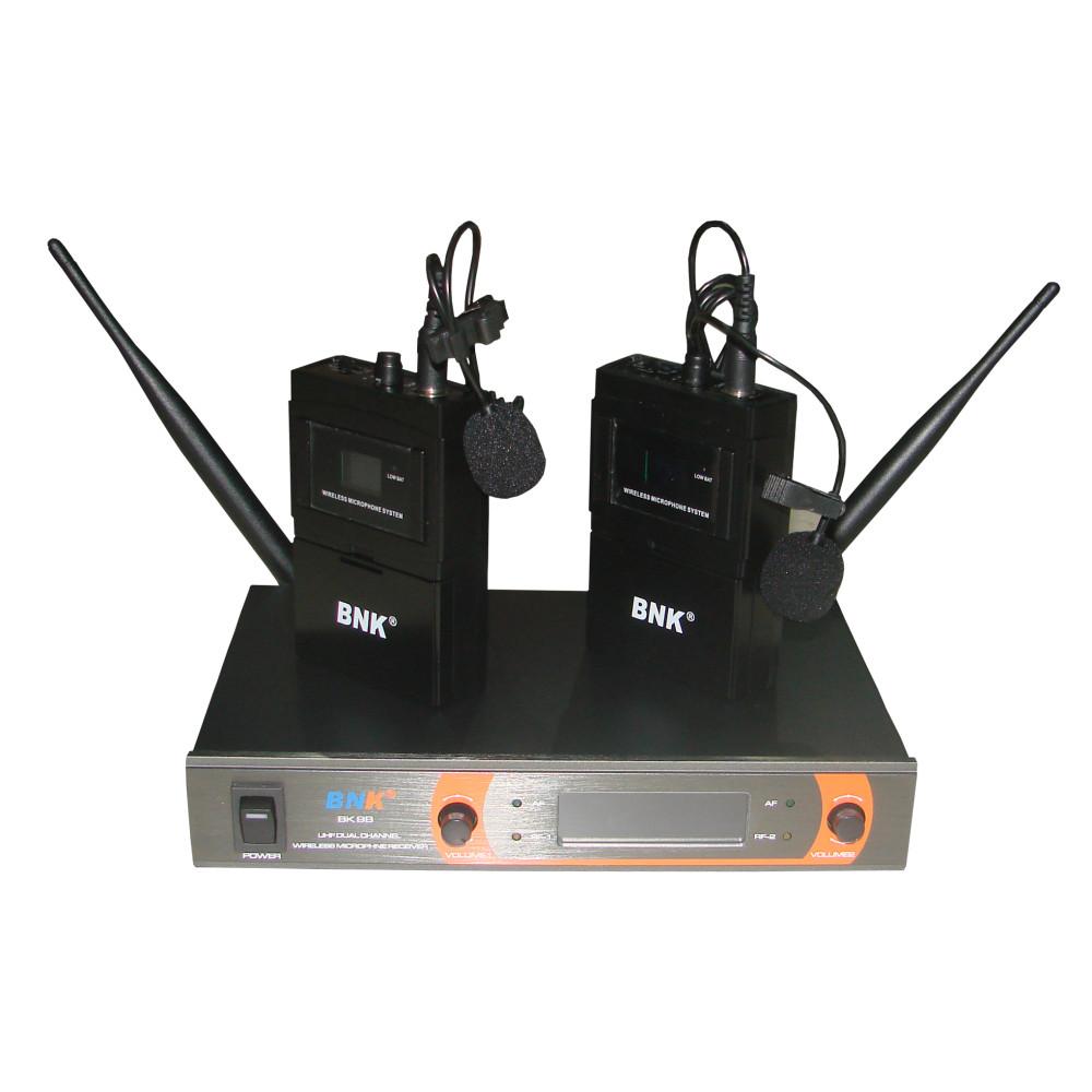 BNK BK9B, Systeme Microphone Sans Fil, 2 Lavalier