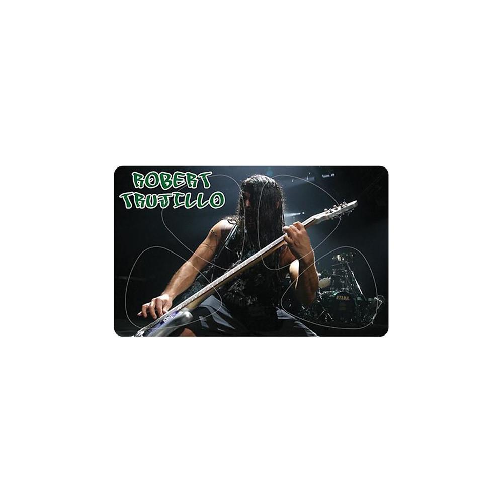 Musicplus PikCard ®, 4 Médiators Signature Robert Trujillo