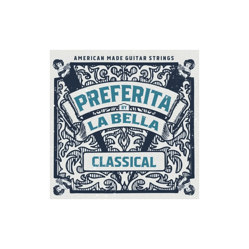 Bella 1P, Nylon Clair & Basses Filées Argent