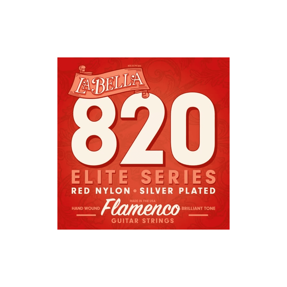 Bella 820, Elite Flamenco Nylon & Basses Filées Argent