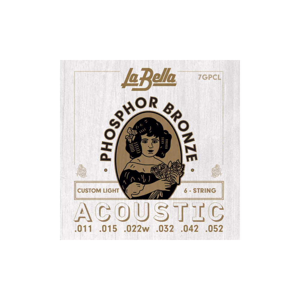 Bella 7GPCL, Phosphor Bronze custom Light 11-52