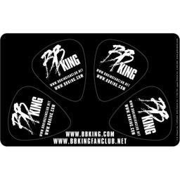 Musicplus PikCard ®, 4 Médiators Signature BB King
