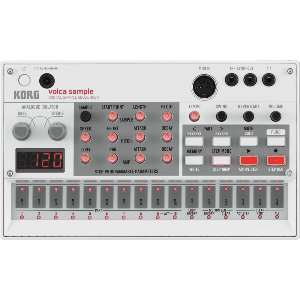 Korg VOLCA SAMPLE, Séquenceur d'échantillons