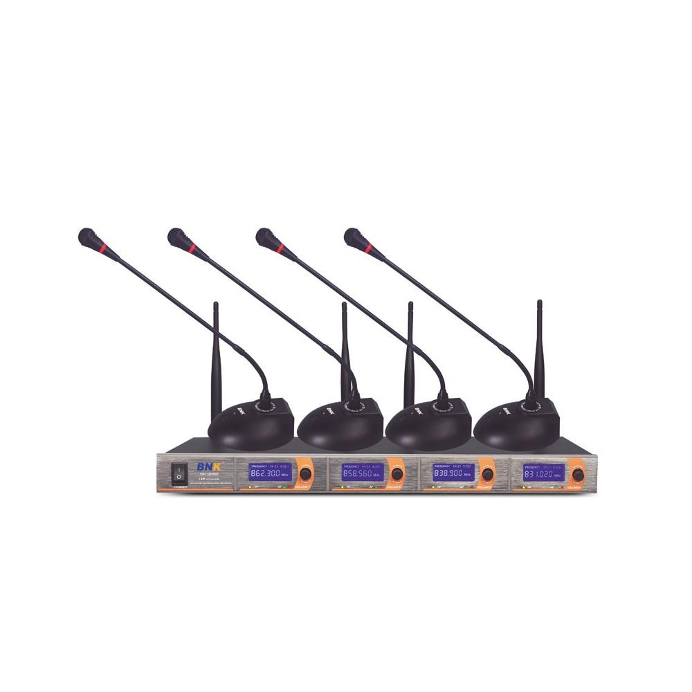 BNK BK6666, System de 4 Microphone de conférence Sans Fil