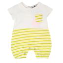 Barboteuse bébé garçon rayée MBL011