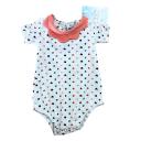 Body bébé fille à petits cœurs MBL013