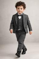 Costume garçon anthracite 5 pièces 8877