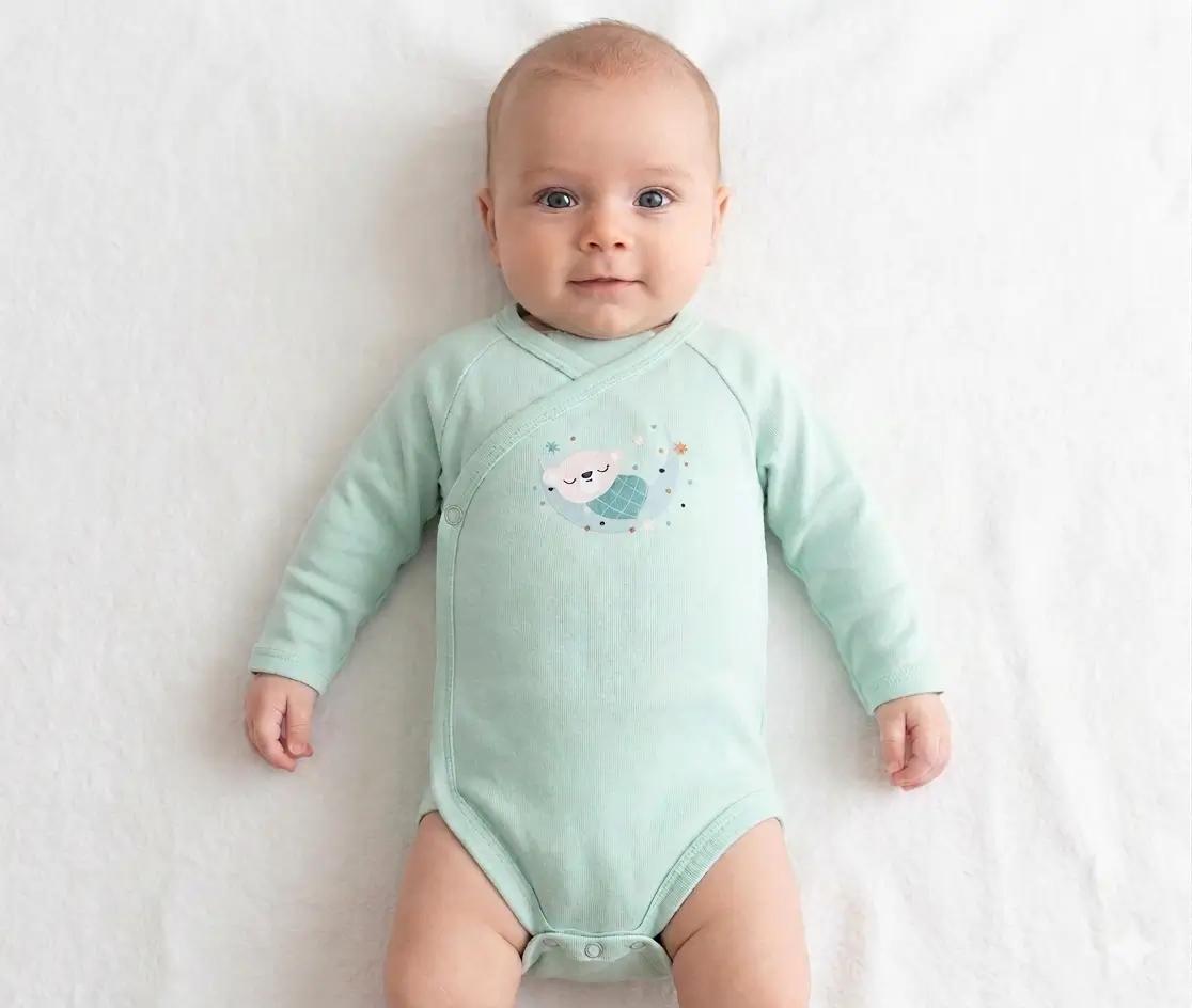 Body croisé manches longues bébé garçon 1213BV