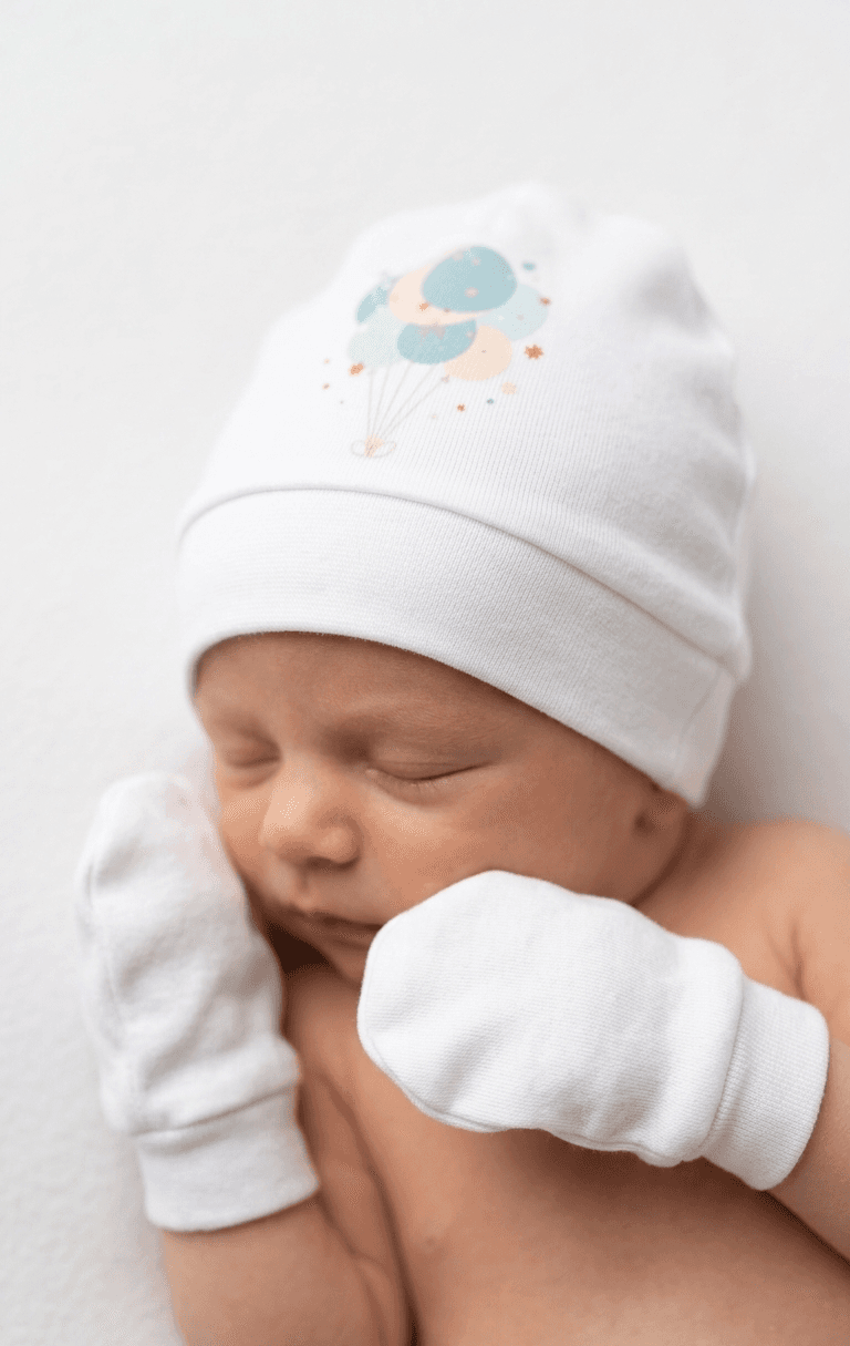 Bonnet moufles bébé garçon 1014B