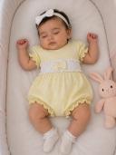 Barboteuse bébé fille en coton 3623