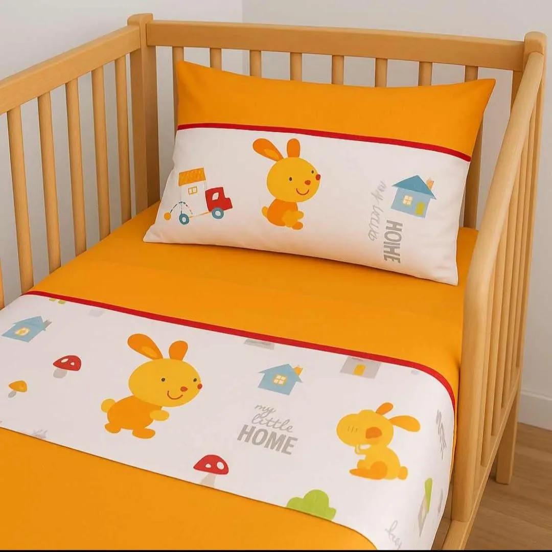 Drap bébé à motif lapin 321O