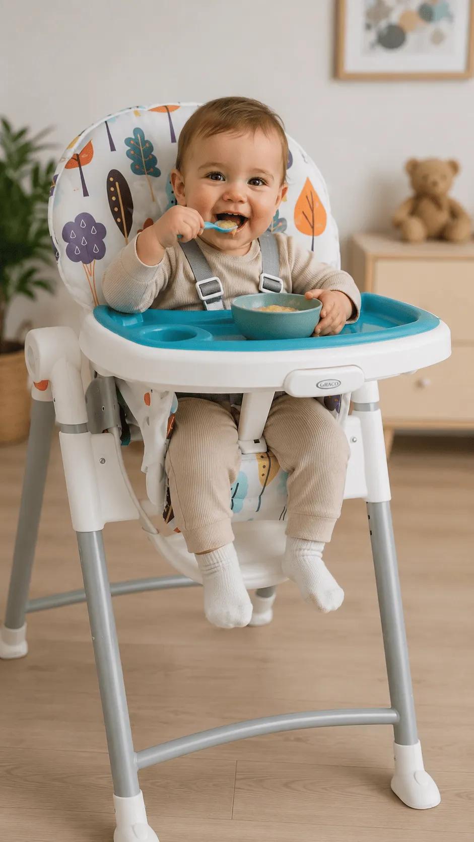 Graco Chaise haute bébé Contempo Lake