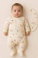 Grenouillère bavoir en coton éléphant 9483