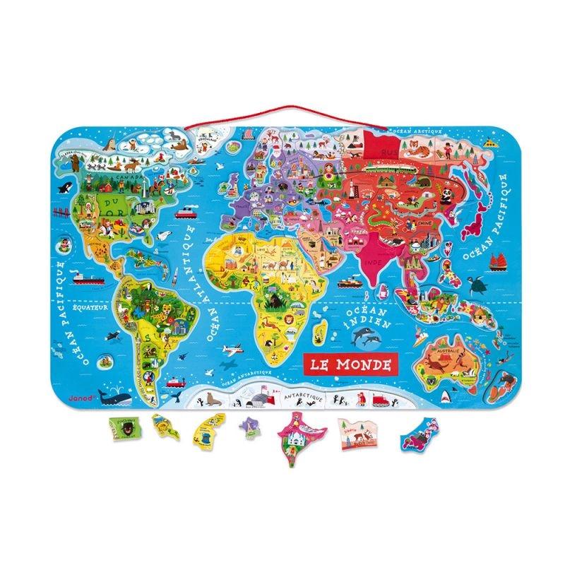 Puzzle Monde Magnétique