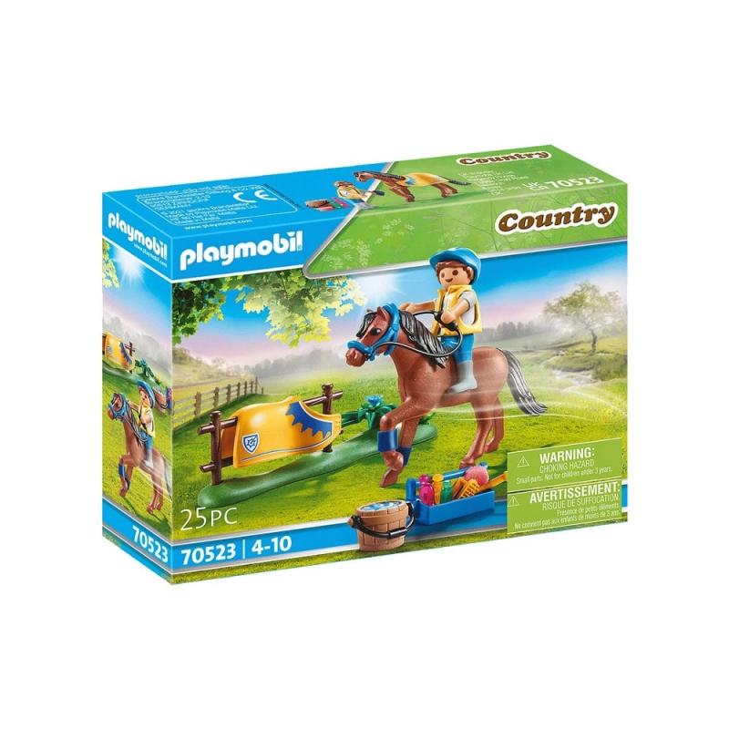 Cavalier Avec Poney Brun