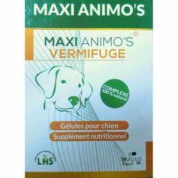 VERMIFUGE MAXI ANIMO'S 10 GÉLULES
