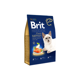 BRIT PREMIUM BY NATURE CHAT SAUMON 8 KG