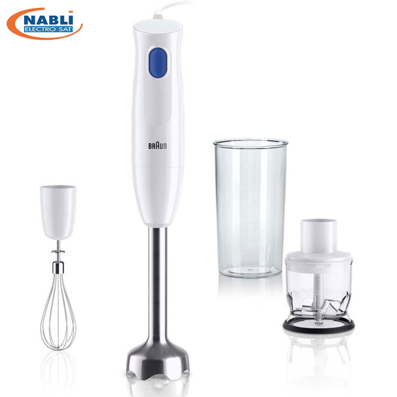 MULTIQUICK1 BRAUN +HACHOIRE PIED INOX 450W MQ10,202