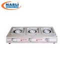 PLAT 3 FEUX STAR ONE INOX OM-K07