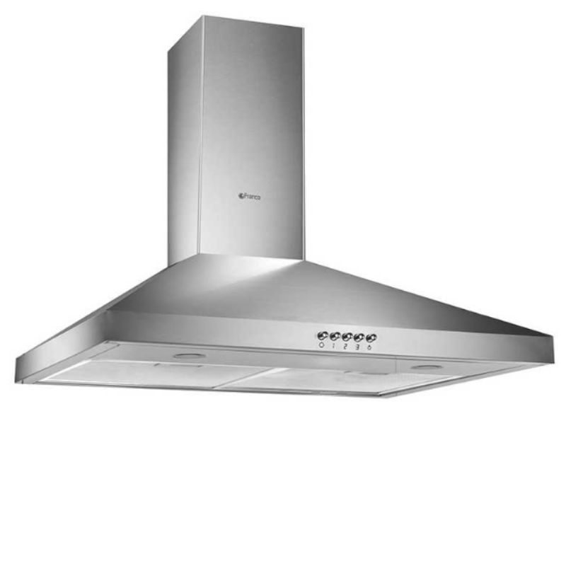 ASPIRANTE FRANCO PYRAMIDE ECO. INOX 90CM ECOGU 90IX