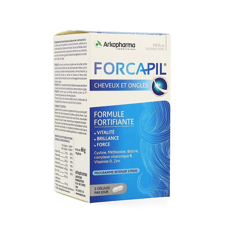 FORCAPIL CHEVEUX ONGLES 180GELLULES