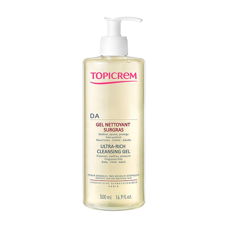 TOPICREM DA Gel nettoyant surgras