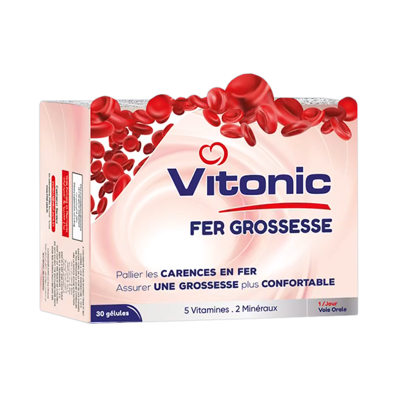 Vital Vitonic Fer Grossesse 30 Gélules