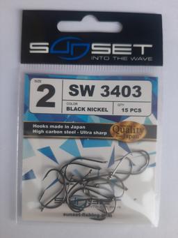 Hameçon sunset N2 SW 3403 15 PCS