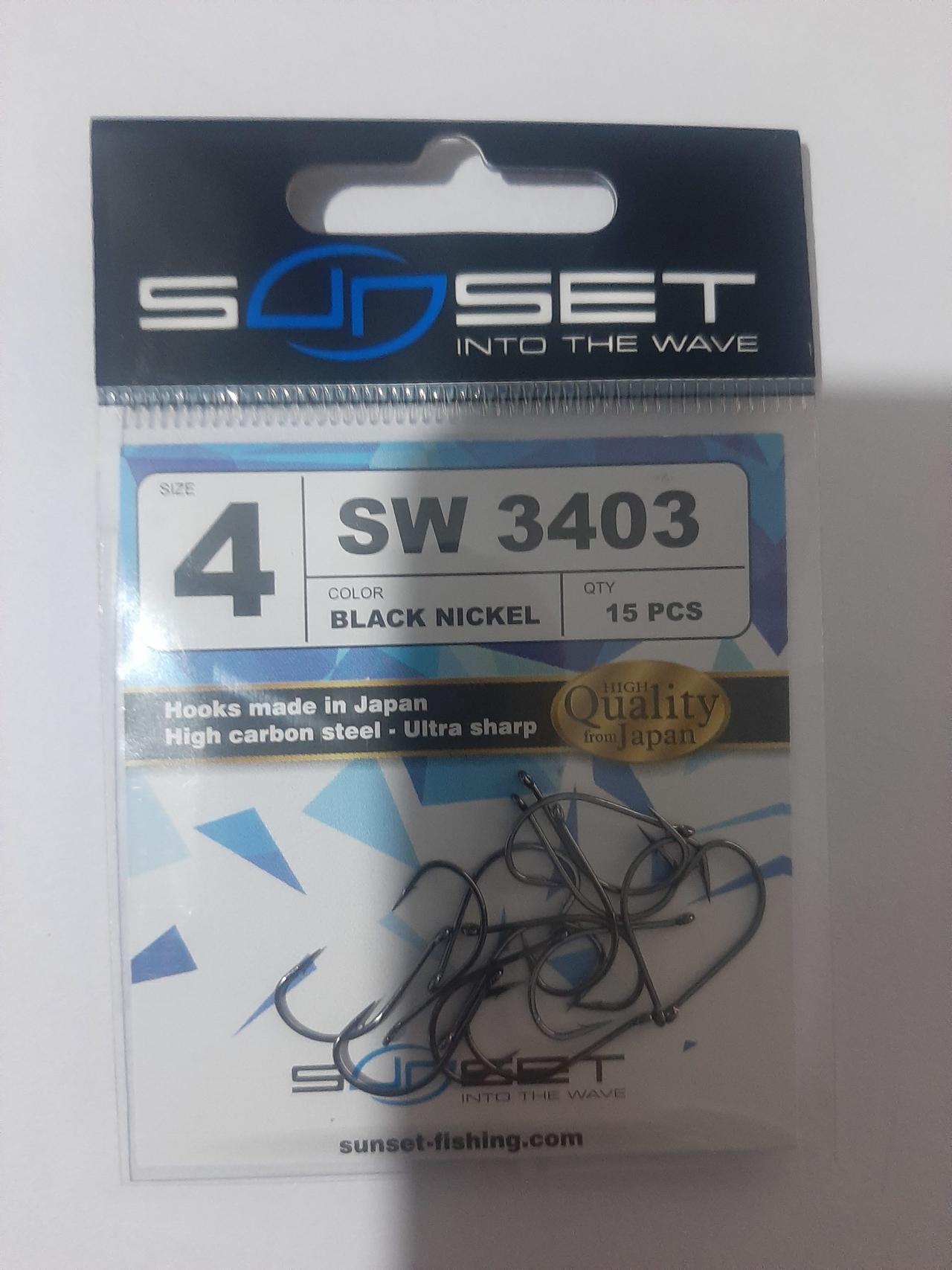 Hameçon SW 3403BN 15pcs SUNSET Accessoires