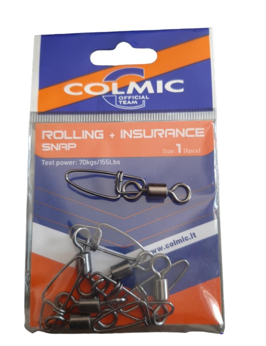Rolling insurance snap sz16pcs 70kg Colmic Accessoires