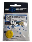 flottant ovale 6pcs 5×10