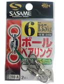 sasame ball bearing swivels sz6 135kg 2pcs