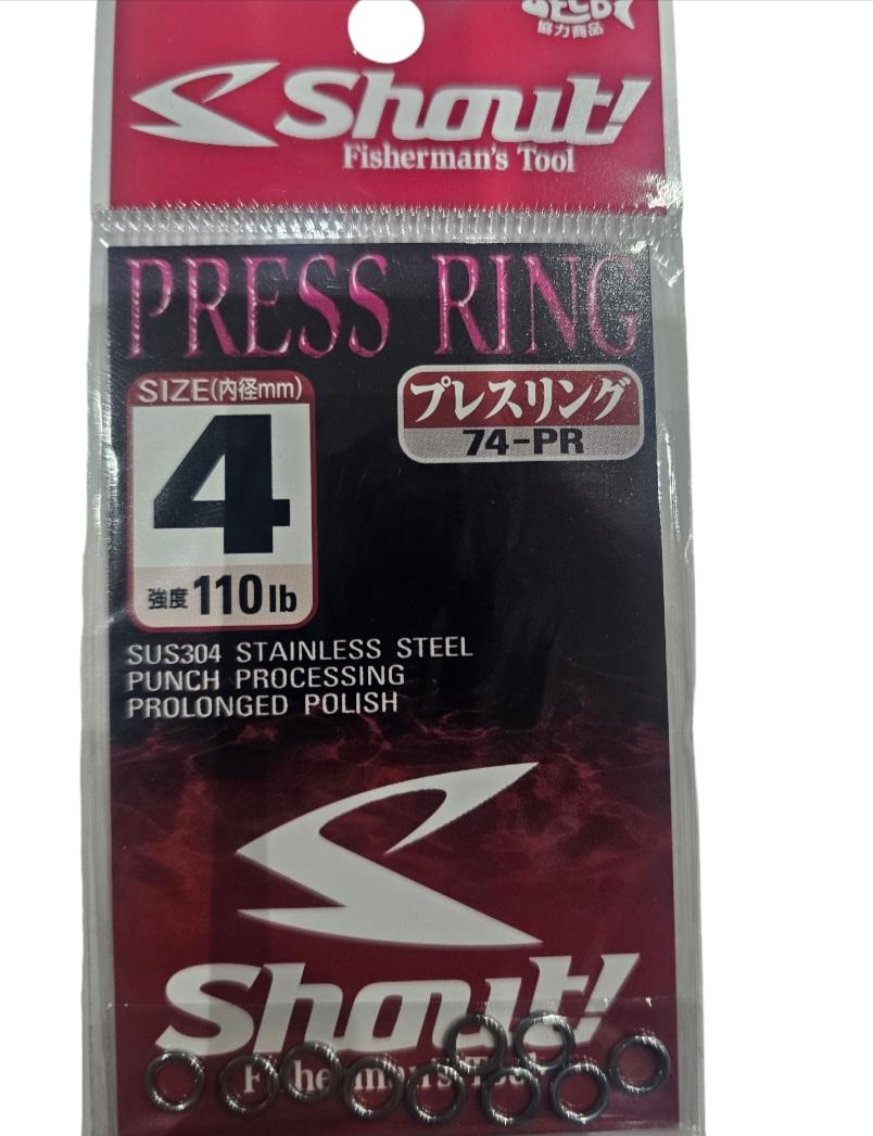 Anneaux soudée shout sz4 110lb 10pcs